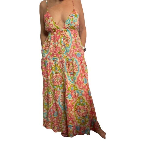 HOUSE OF HARLOW 1960 Pockets Maxi Dress.Sz M - Picture 3 of 15